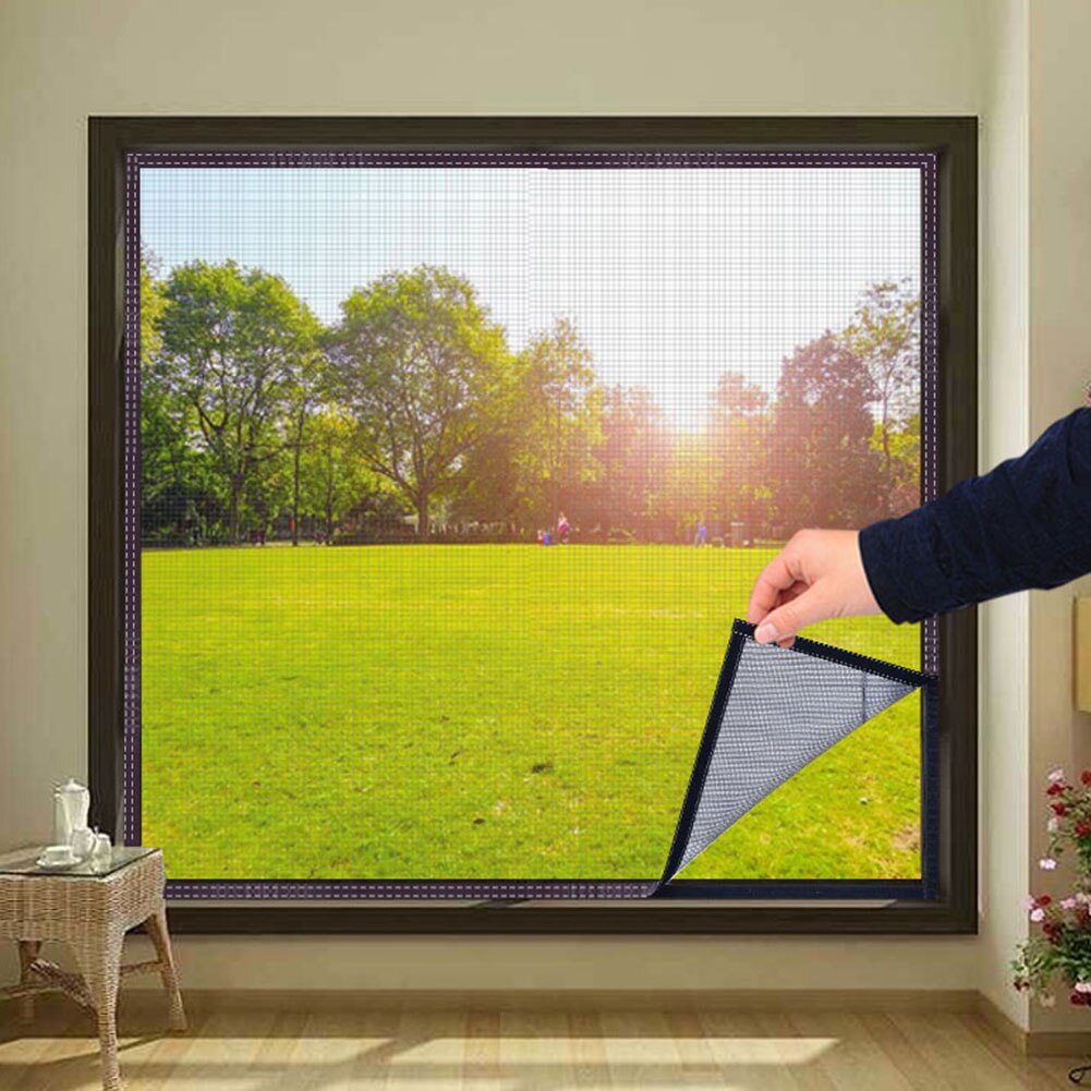 Mosquito Window Net Mesh Screen Room Anti Mosquito Venster Klamboe Gordijn Protector Insect Fly Bug Scherm Gordijn Mesh