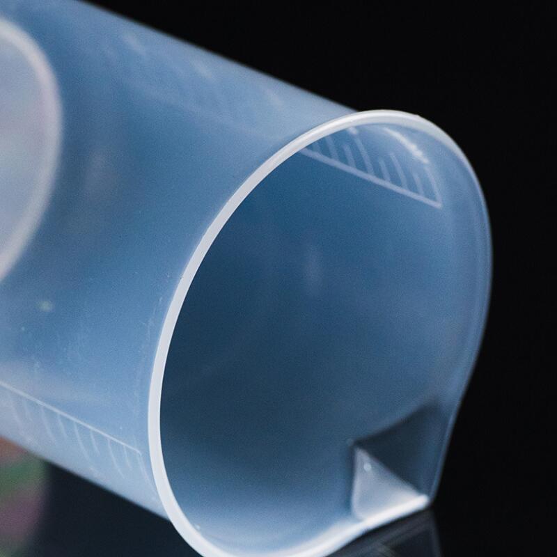 10pcs/lot Capacity 100ml Low Form Beaker Chemistry Laboratory Borosilicate PP Plastic Transparent Beaker Thickened with spout