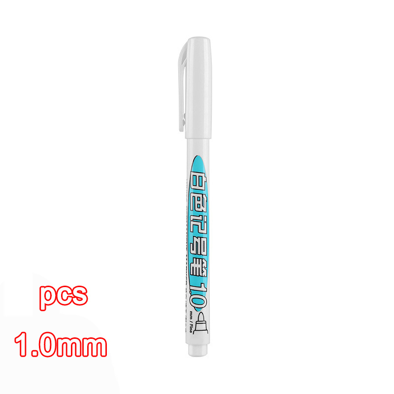 1/2/5 Stuks Olieachtige Witte Marker Pen 3.0Mm Olieachtige Waterdichte Witte Gel Pennen Schrijven Tekening Graffiti Briefpapier Wrting Schoolbenodigdheden: plum
