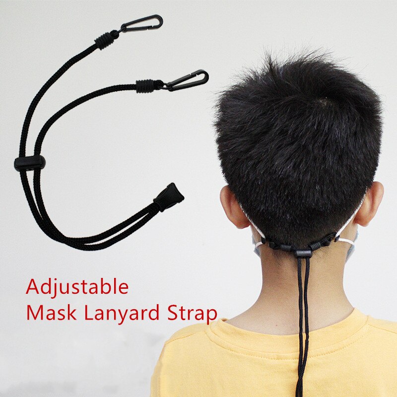 2Pcs/1Pc Verstelbare Masker Extension Gezichtsmasker Lanyard Strap Handy & Handig Veiligheid Masker Oor Houder Touw hang On Neck String