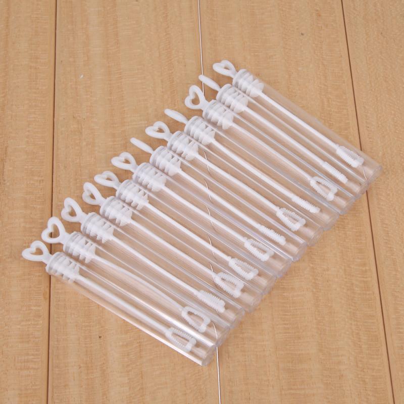 6/12 Wedding Soap Bubble Bottles Love Heart Soap Water Bubble Colorful Soap Bottle Tube Birthday Party Wedding Decor