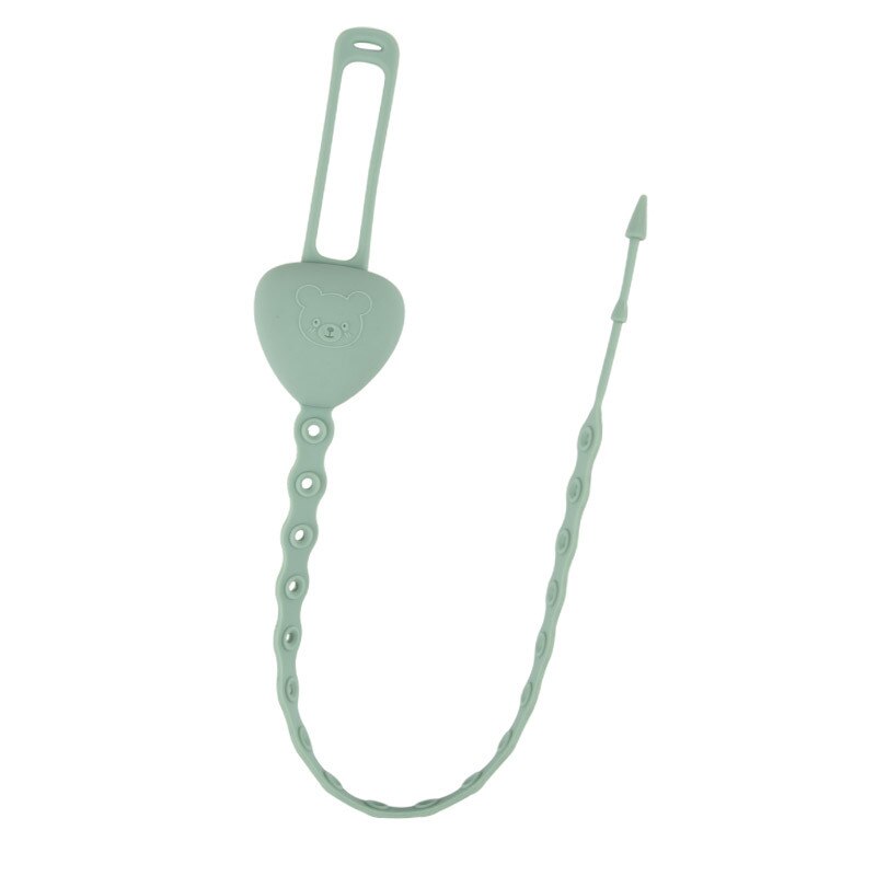 Silicone Baby Bijtring Fopspeen Ketting Kind Fopspeen Anti Ketting Voor Pasgeborenen Peuter Speelgoed Geboorte: Green