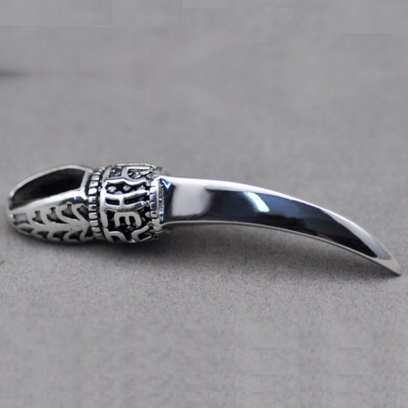 Pure Silver Thai Silver Spike 925 Silver Pendant For Men Male Vintage Body S925 Jewelry (HY)