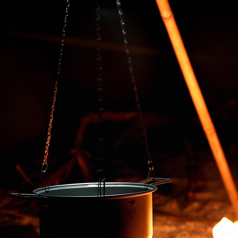 Keith Titanium Hanging Chains Camping Cookware Hanging Chain 38g Ti1600