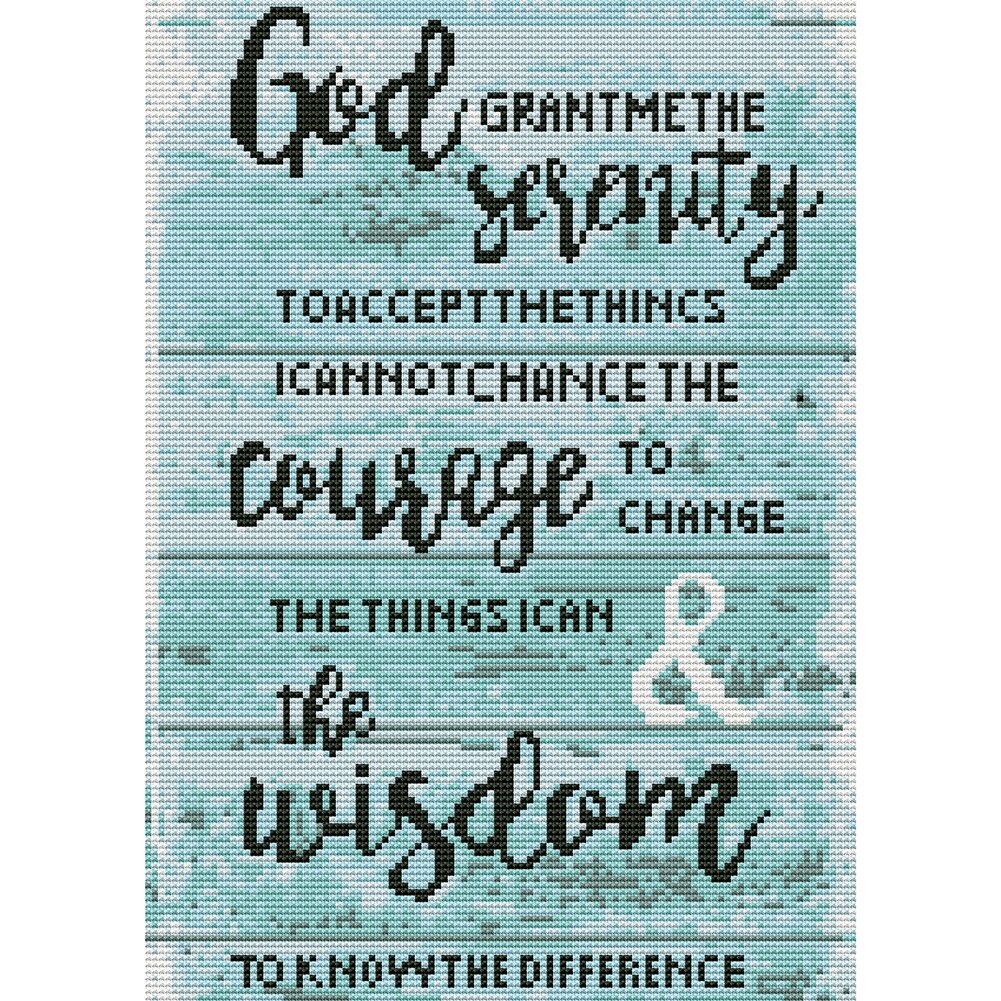 11CT Stamp Print Cross Stitch Kits DIY Positive Needlework Decor 30 X 40cm Still Life Series Kit Home Decoration Wall Art: M0054