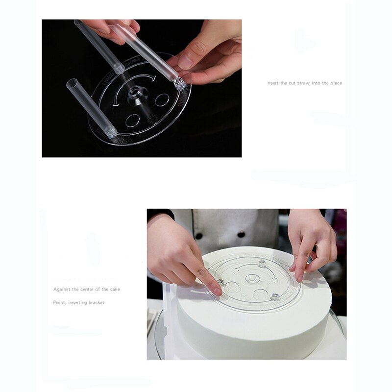 Multi-layer Cake Support Frame Practical Cake Stands Round Dessert Support Spacer Piling Bracket DIY Cake Tool 4/6/8/10/12inch