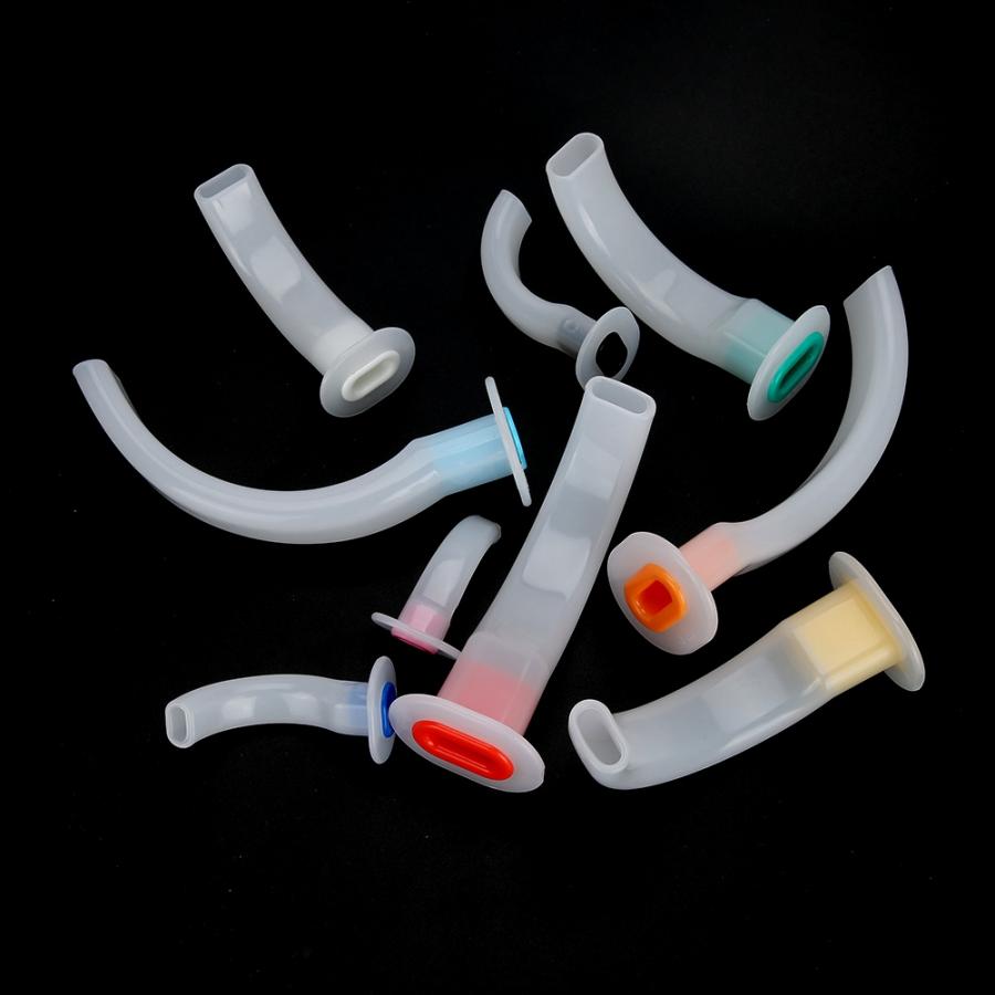 9Pcs Disposable First Aid Oral Air Way Guedel Airway Tube Gas Guide Tube for Patients