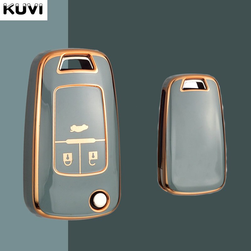 TPU Car Folding Key Case Cover Shell Fob For Chevrolet Cruze Aveo Trax Sail Malibu For Opel Vauxhall Astra Corsa Meriva Insignia