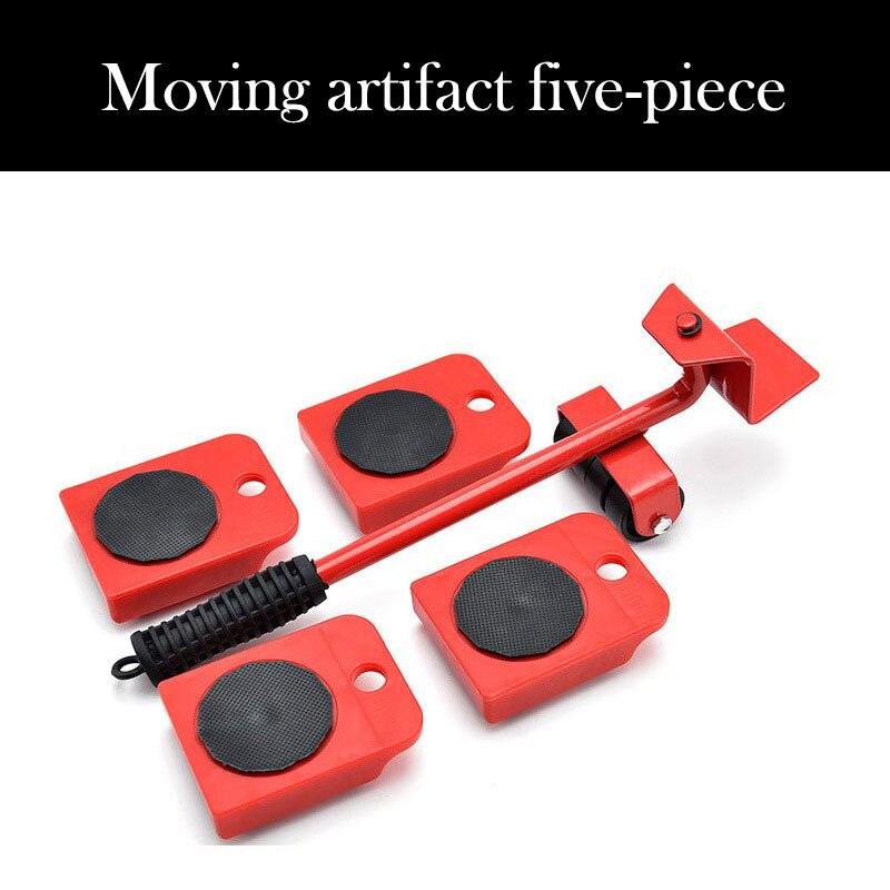 Home combination moving tools Heavy loader Movable universal wheel Moving tool Furniture electrical strap: Universal wheel