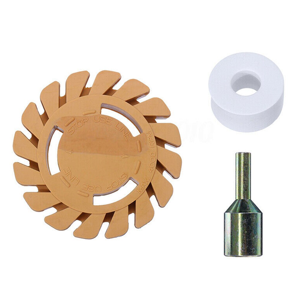 Repair Rubber Wheel Mini Universal Pneumatic Eraser Auto Clean Durable Powerful Paint Removal Round Lightweight Practical