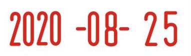 Date Stamp DIY Business Rubber Stamp with Adjustable Date Rolling Stamps School Supplies Stationery With Ink-Pad: YYMMDD Red Ink-Pad