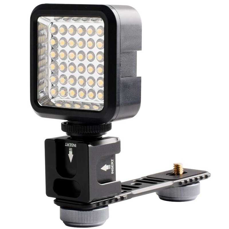 Quadruple Cold Shoe Stabilizer Mounts - Aluminium Shoe Mount Plate Adapter For Zhiyun Smooth 4 And Q/Osmo Mobile And 2/Feiyu