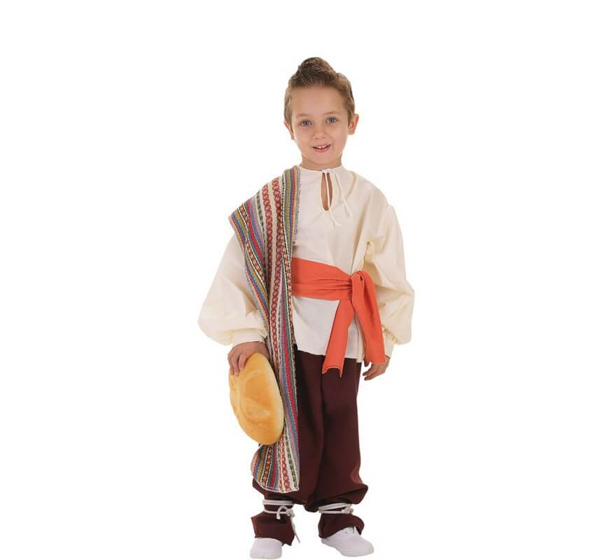 Disfraz de Panadero medieval para niño - Ferias Medievales - Medievales y Guerreros/Uniformes y Oficios - Disfraces infantiles