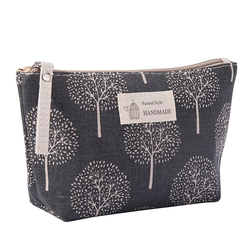 Multifunctionele Canvas Makeup Tassen Travel Lady Opbergtas Dames Waszak Stof Rits Portemonnee Cosmetische Opbergtas: 6