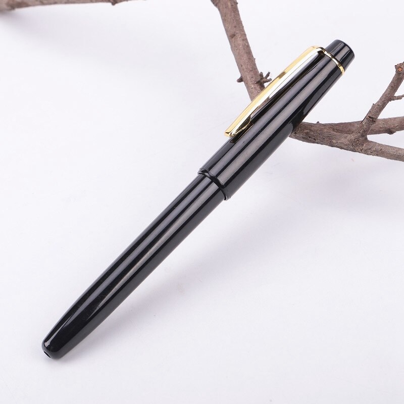 Clear Transparent Fountain Pen 0.5/0.38mm Nib Writing Calligraphy Ink Pen Student Stationery School Office Supplies: Color 5 / 0.5mm