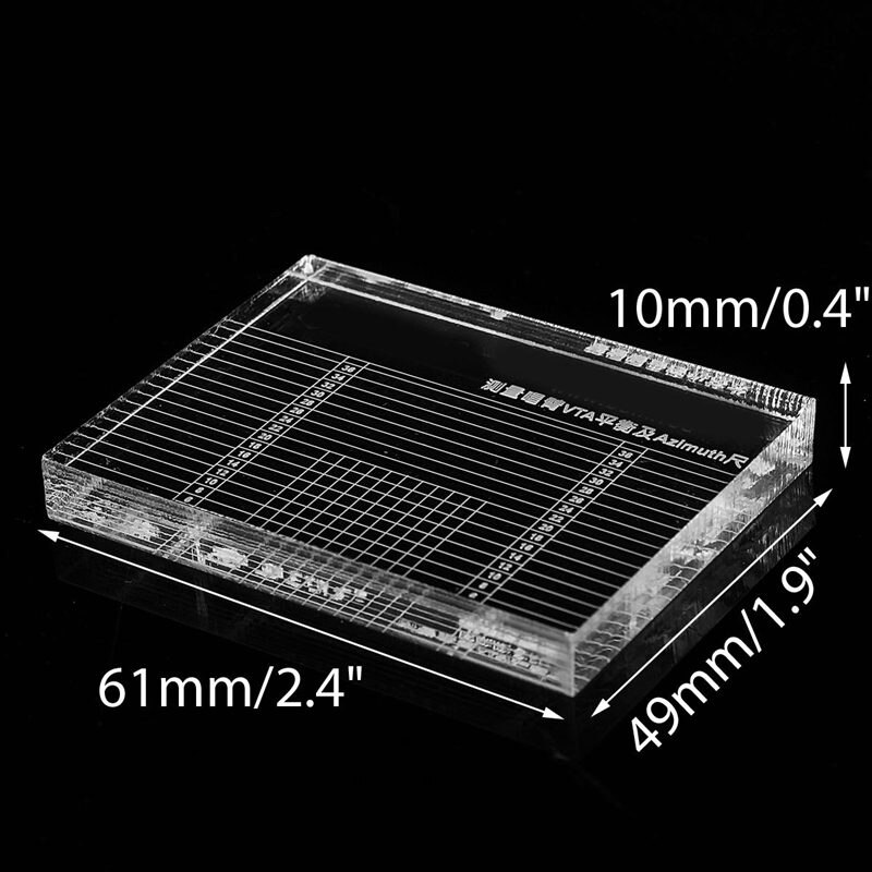 LP Vinyl Record Player Measuring Phono Tonearm VTA/Cartridge Azimuth Ruler Balance Cartridge Azimuth Ruler Headshell Turntable