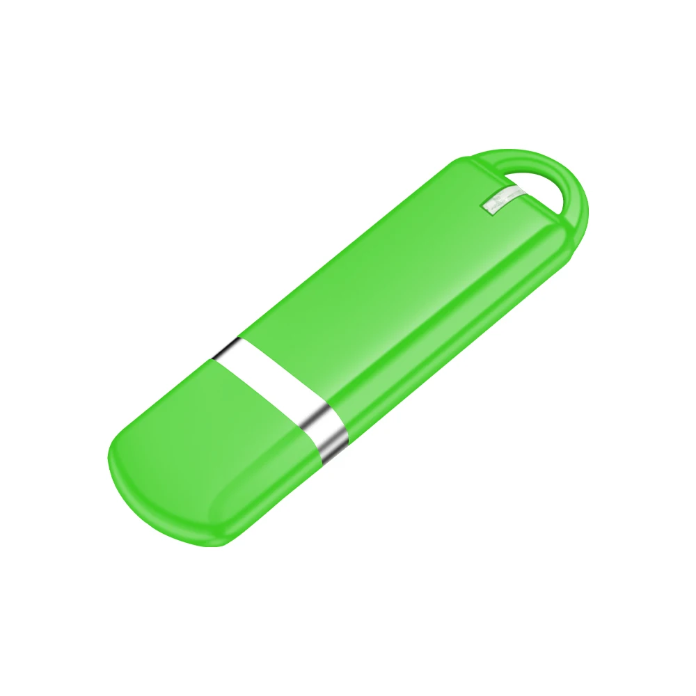 Super Mini USB Flash Drive 128GB Pen Drive de alta velocidad 64GB de empresa creativos Memory Stick Azul Negro Verde Pendrive 32GB: Verde claro / 32 GB
