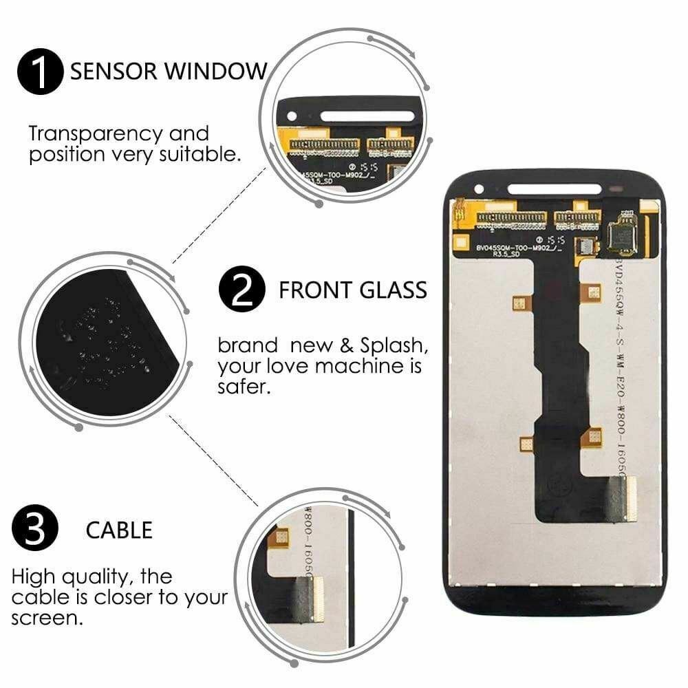 BGBOEF LCD écran tactile numériseur pour Motorola Moto E2 XT1505 XT1524 XT1511 XT1527