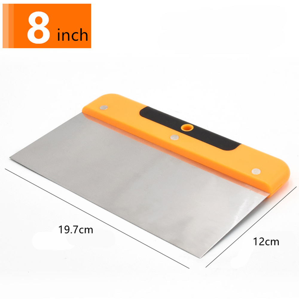 4/6/8/10inch Stainless Steel Putty Knife Scraper Wall Scraping Shovel Plastering Trowel Hand Tool Construction Tools: 8 inch