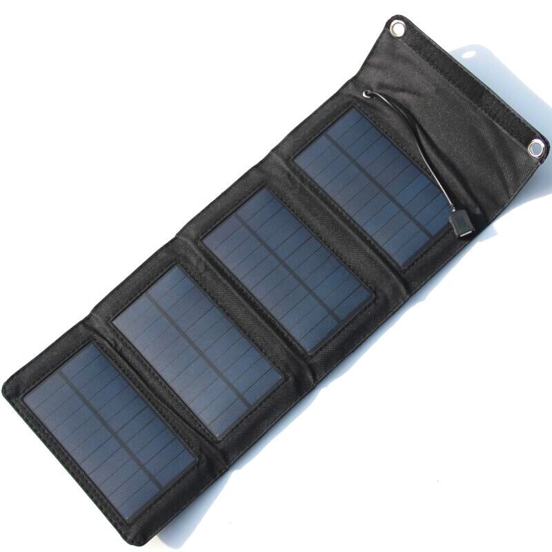 Folde solpanel 5v 20w 30w usb batteri oplader kit komplet power bank smartphone bærbar foldbar genopladelig camping