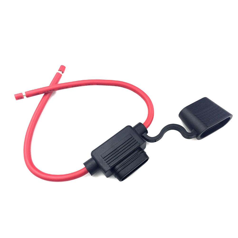 5Pcs In-line Fuse Holder Car Vehicle Marine Boat 12 Gauge ATC/ATO Waterproof 30A Inline Fuse Holder: Default Title
