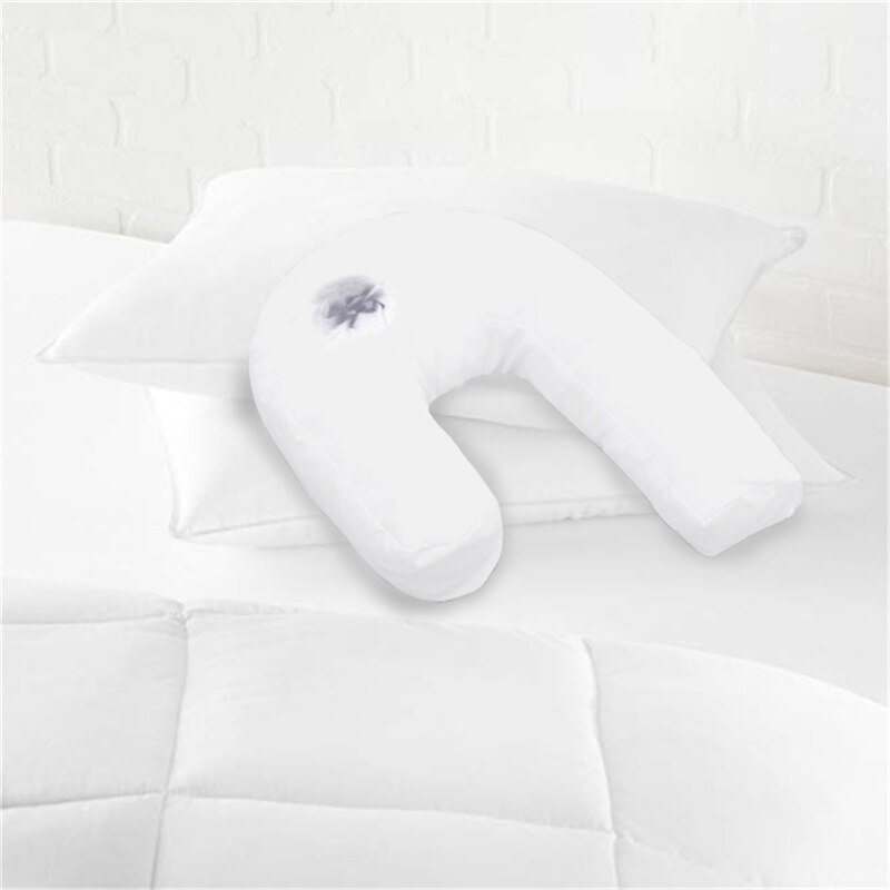 U Shaped Neck Back Sleep Pillow Side Sleeper Pillows Neck Back Care Hold Neck Spine Protection Cotton Pillow