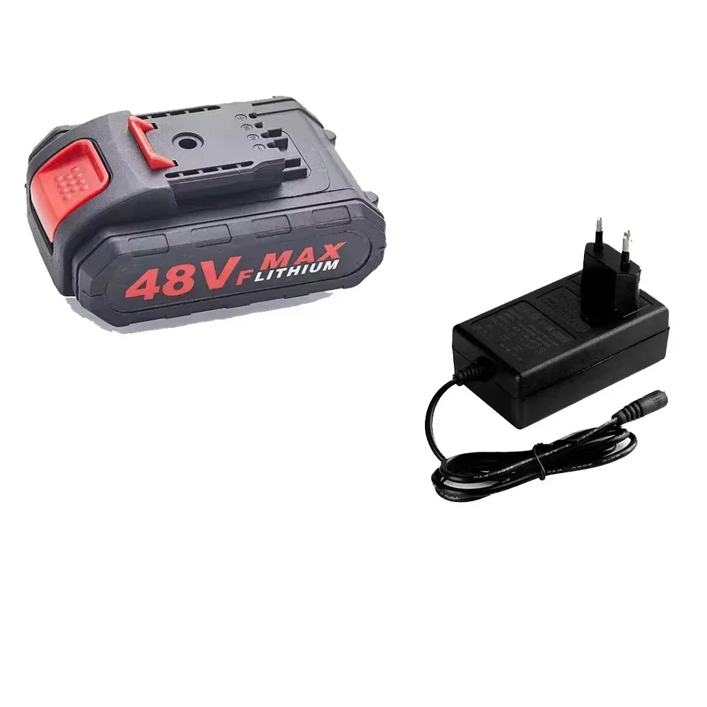 48vf batterier til akku-slagboremaskine, batteri, 18v genopladelige lithium-ion-batterier, 88vf elektriske save, skruenøgle, elværktøj: Lyserød