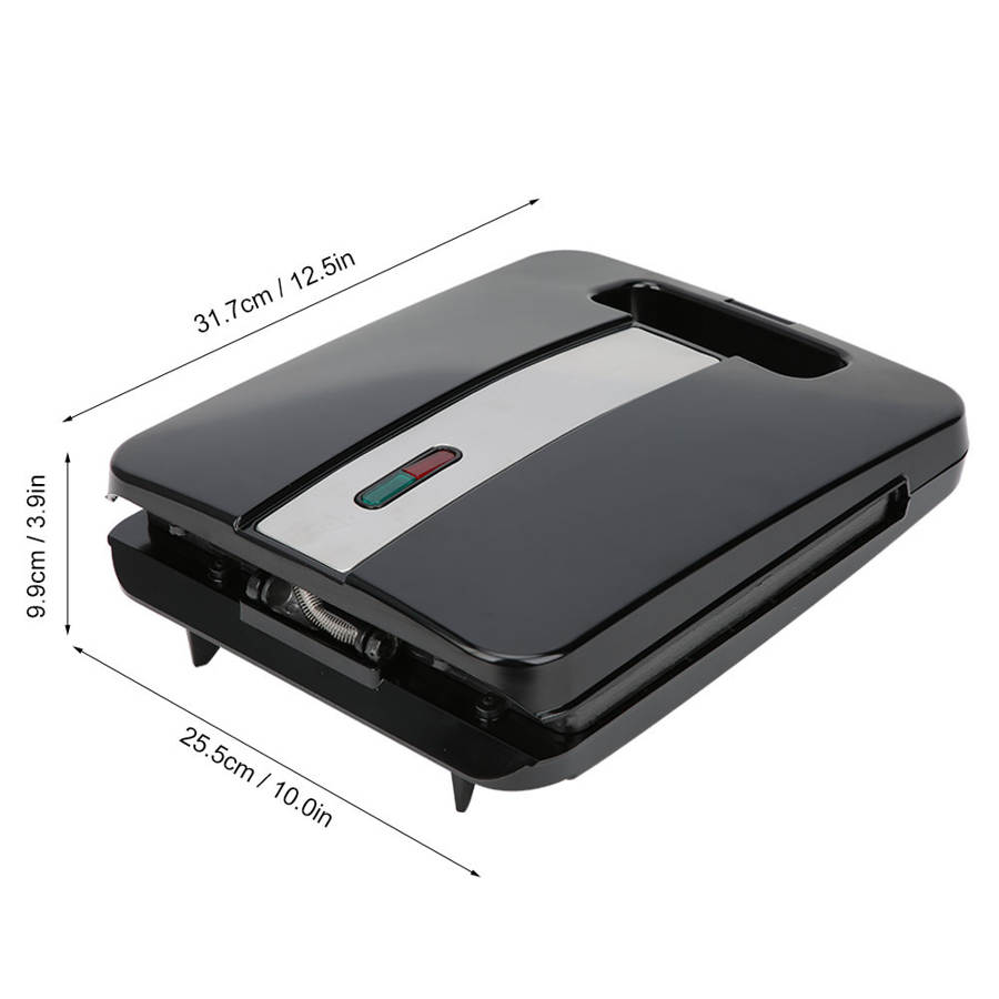 1400W Electric Sandwich Maker 4 Slice Double Sided Heating Breakfast Machine EU Plug 220 to 240V