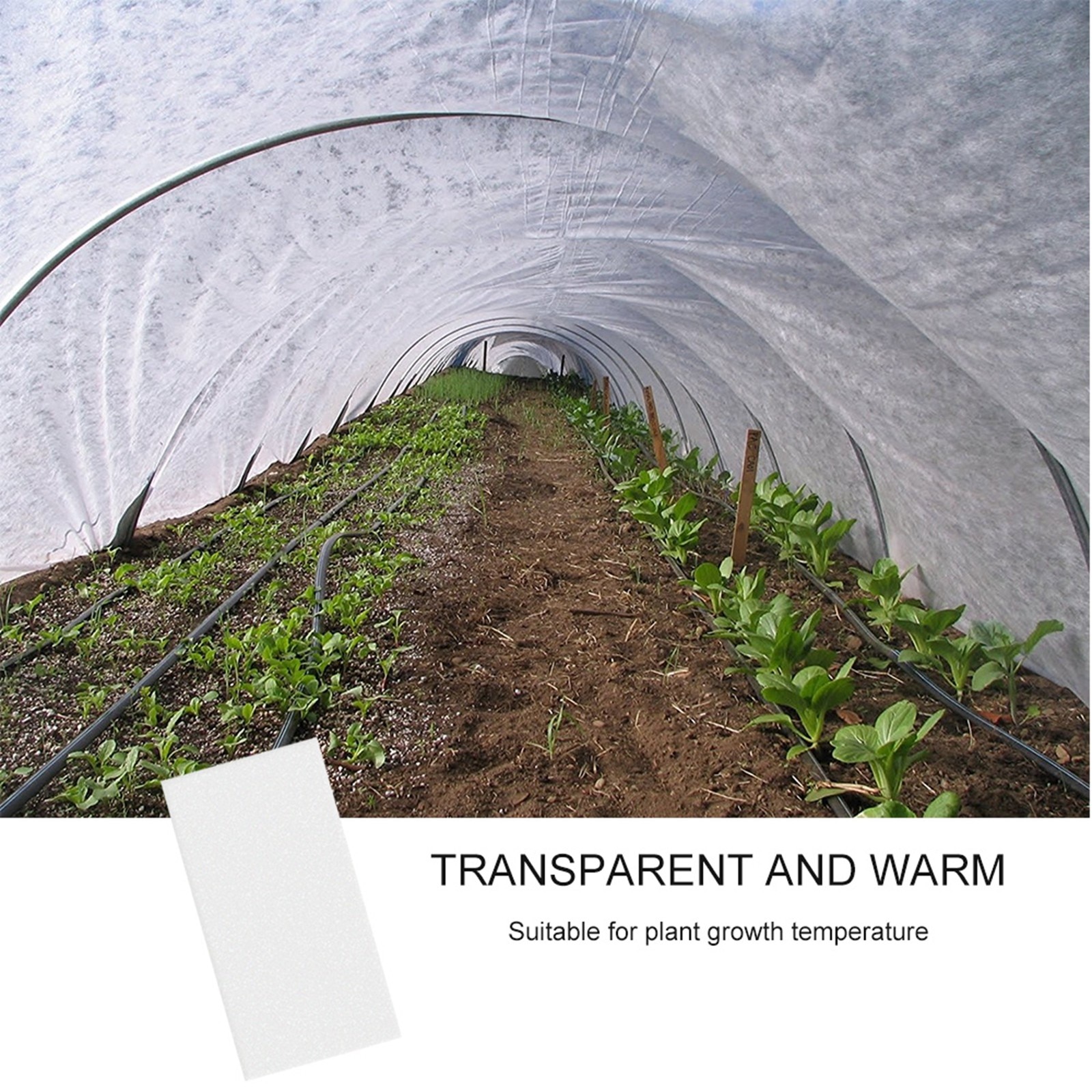 Floating Crop Cover Outdoor Frost Blanket Frost Cloth Garden Fabric Plant Cover Protection Blanket for Cold Winter Frost