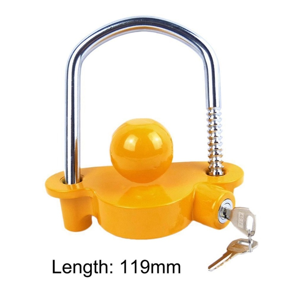 universal Anti-Theft Lock Hitch Coupling Lock Trailer Parts Tow Ball Caravan Camping Anti Theft Trailer Accessories