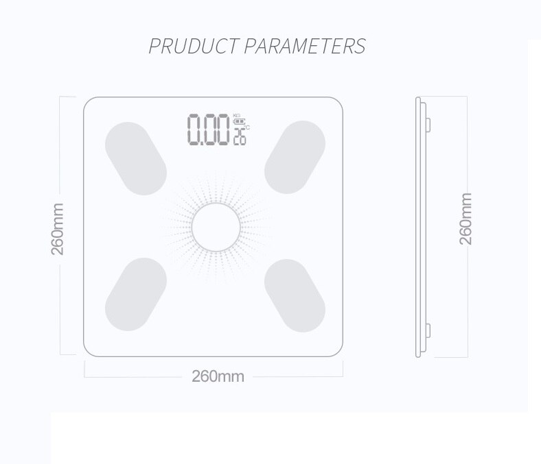 Neueste Körper Fett Skala Boden Solar- Gewicht Skala Clever Elektronische LED Digital Gewicht Schlecht Gleichgewicht-Bluetooth Smartphone APP