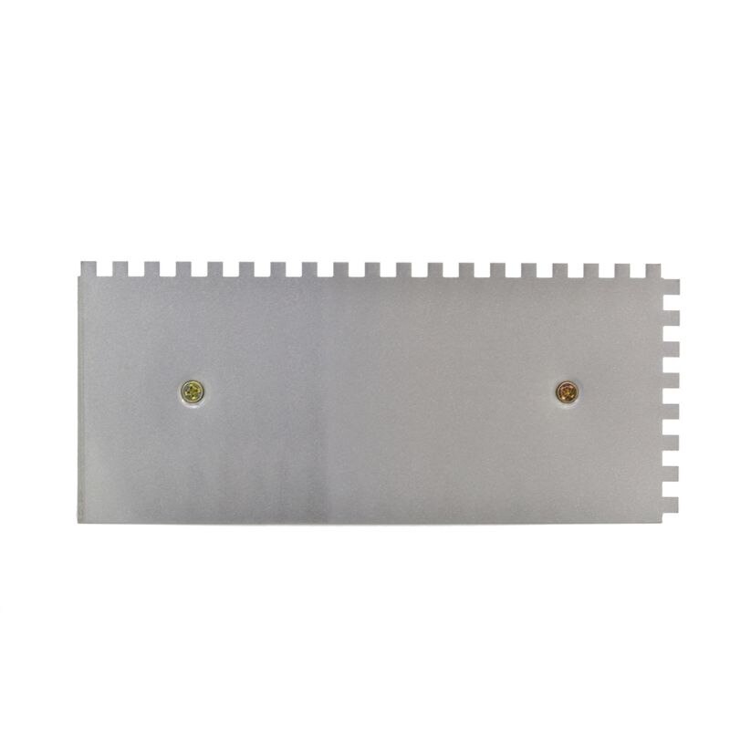 Stainless Steel Concrete Trowel Handheld Square Notch Plastering Toothed Spatula