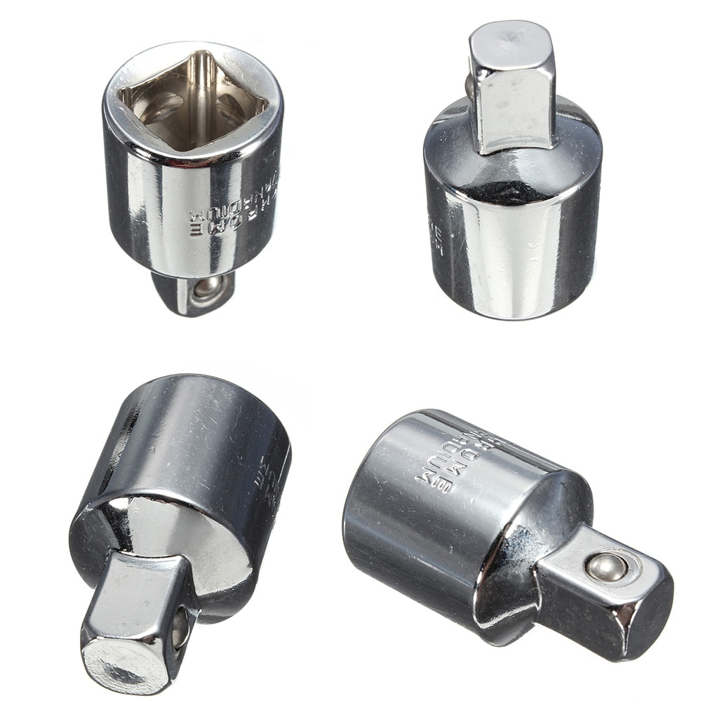 1Pc CR-V 1/2 Female Drive To 3/8 Inch Male Socket Adapter For Manual Torque