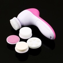 5 in 1 Elektrische Wassen Gezicht Machine Facial Pore Cleaner Body Reiniging Massage Mini Skin Beauty Massager Brush vrouwen schoon borstels