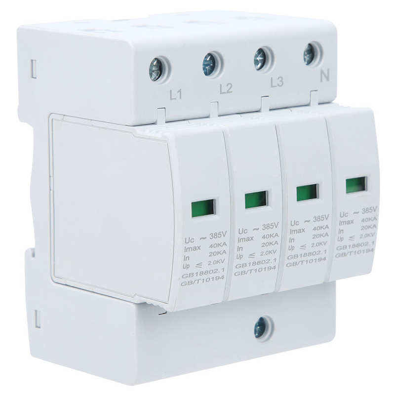 4P Surge Beschermende Afleider Anti Donder Bescherming Apparaat Hoge Isolatie Elektrische Apparatuur