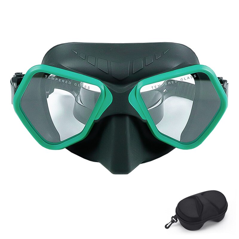 2022 Mode Gratis Duikbril Professionele Lage Volume Snorkelen Bril Volledige Gezicht Adult Scuba Masktempered Glas