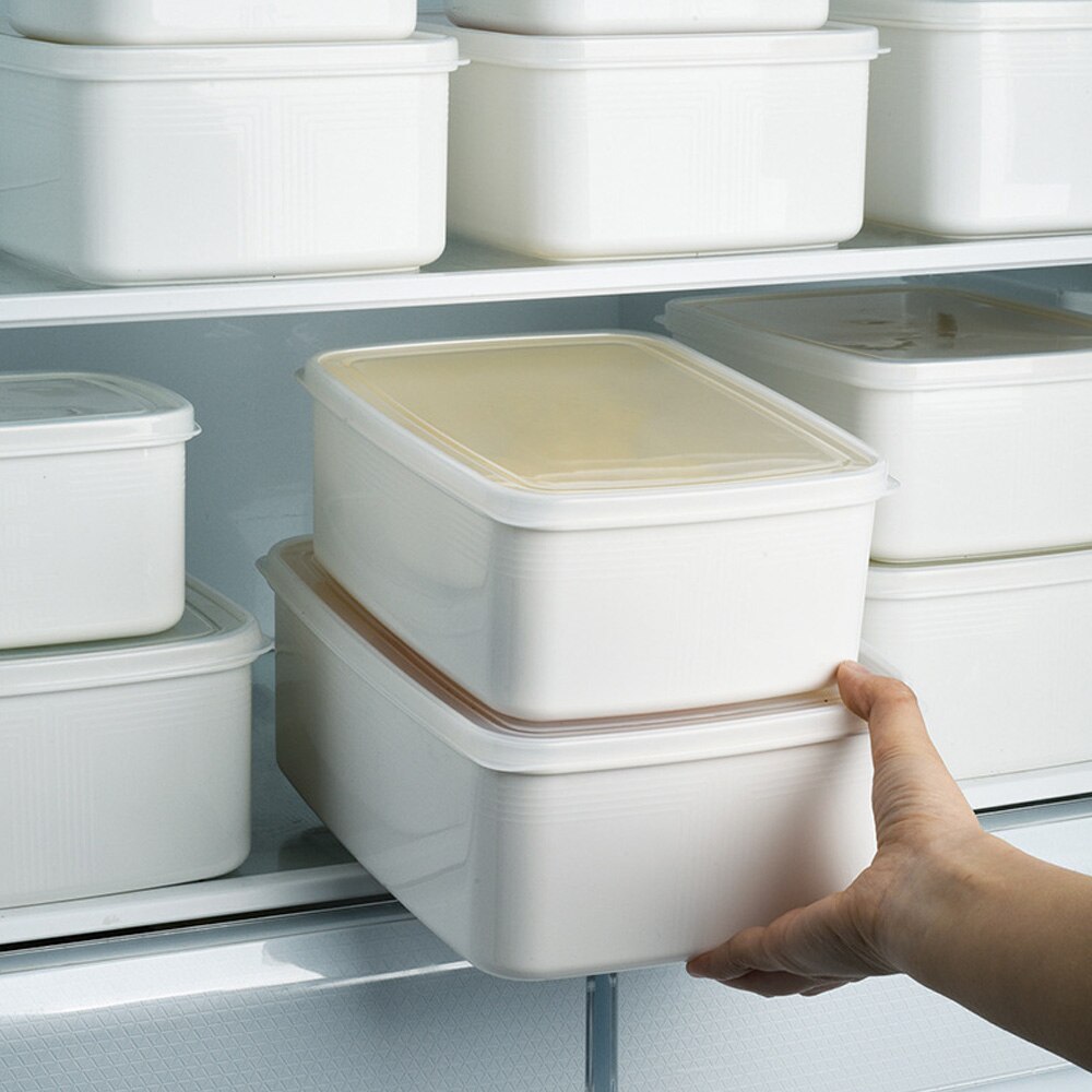 Refrigerator Fresh-Keeping Box Vegetable Fruit Storage Box Egg Frozen Sealed Plastic Containers kitchen food storage containers