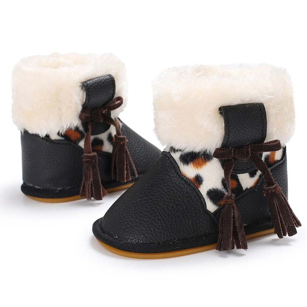 Neugeborenen Winter Weiche Warme Baby Mädchen Schnee Stiefel Ersten Wanderer Kleinkind Stiefel