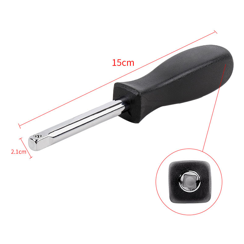 1/4" Drive Inch Hex Socket Wrench Head 25mm/50mm Long 6 Point Socket Set 4-14mm Nut Driver Wrench Ratchets Extension Socket Bar