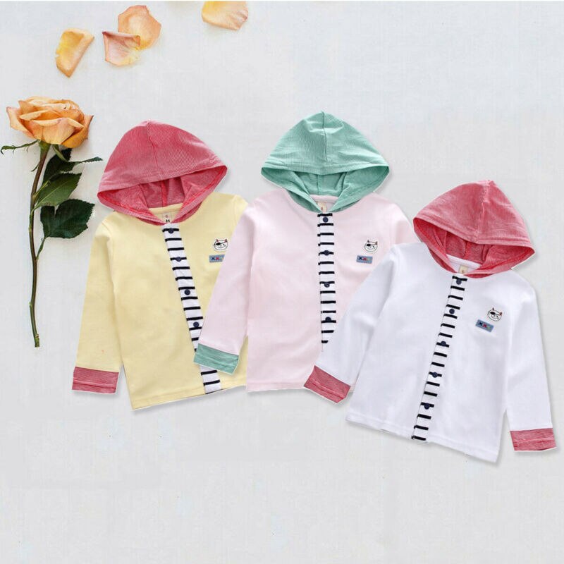 CANIS Herfst Peuter Baby Jongens Meisjes Kleding Met Lange Mouwen Patchwork Mode Toevallige Jas Knop Jas Outfit 0-3Y