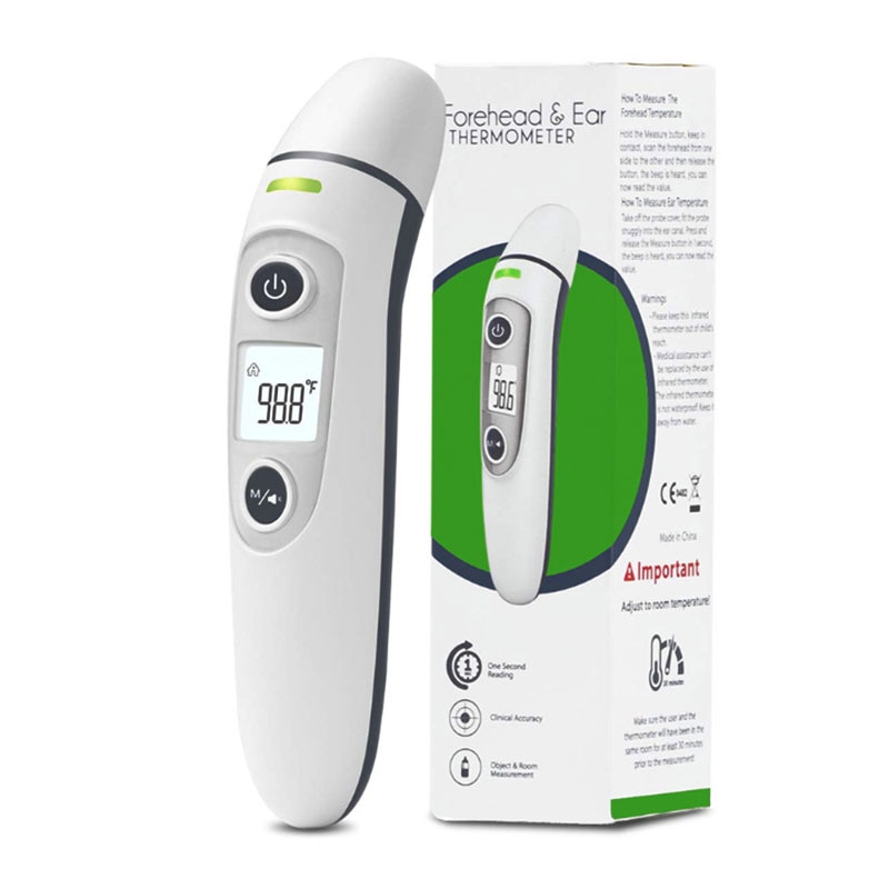 Baby Thermometer Infrarood Digitale Lcd Body Meting Voorhoofd Oor Non-contact Volwassen Lichaam Koorts Ir Kinderen Termometro