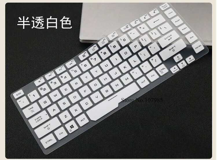 15.6 inch laptop Keyboard Cover skin For Asus rog strix G hero iii Scar 3 gl531 G531GT G531GW G531G G531GU G531GD G531GV