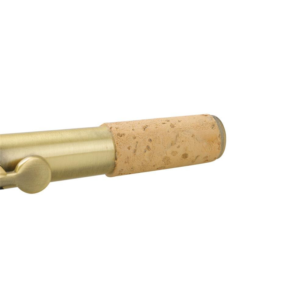 B65 sax böjhalsar för altsaxofon antik mässing tillverkat värmeisolerande material 24.5mm munstycken med läderkudde