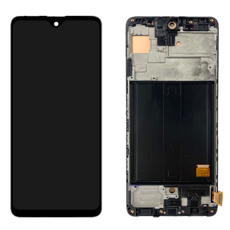Super Amoled Voor Samsung Galaxy A51 A515 Sm A515F Dsn Ds Dst Dsm N A515U Lcd-scherm Met Touch screen Digitizer Vergadering