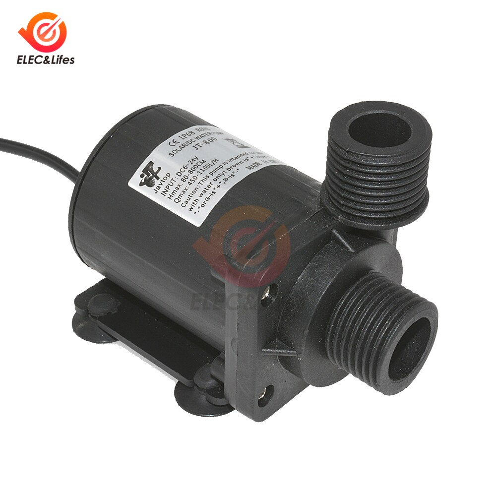 800L/H 5m DC 12V 24V Solar Brushless Motor Water Circulation Water Pump Submersibles Water Pumps