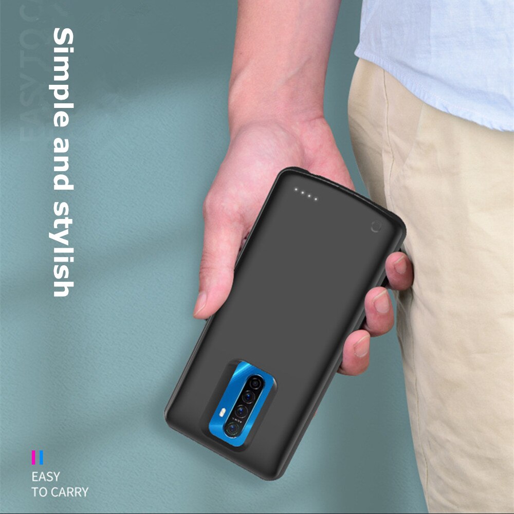 Custodie per caricabatterie da 6800mAh per OPPO Reno 2Z custodia per batteria coperchio della banca di alimentazione di backup per OPPO Realme X2 pro