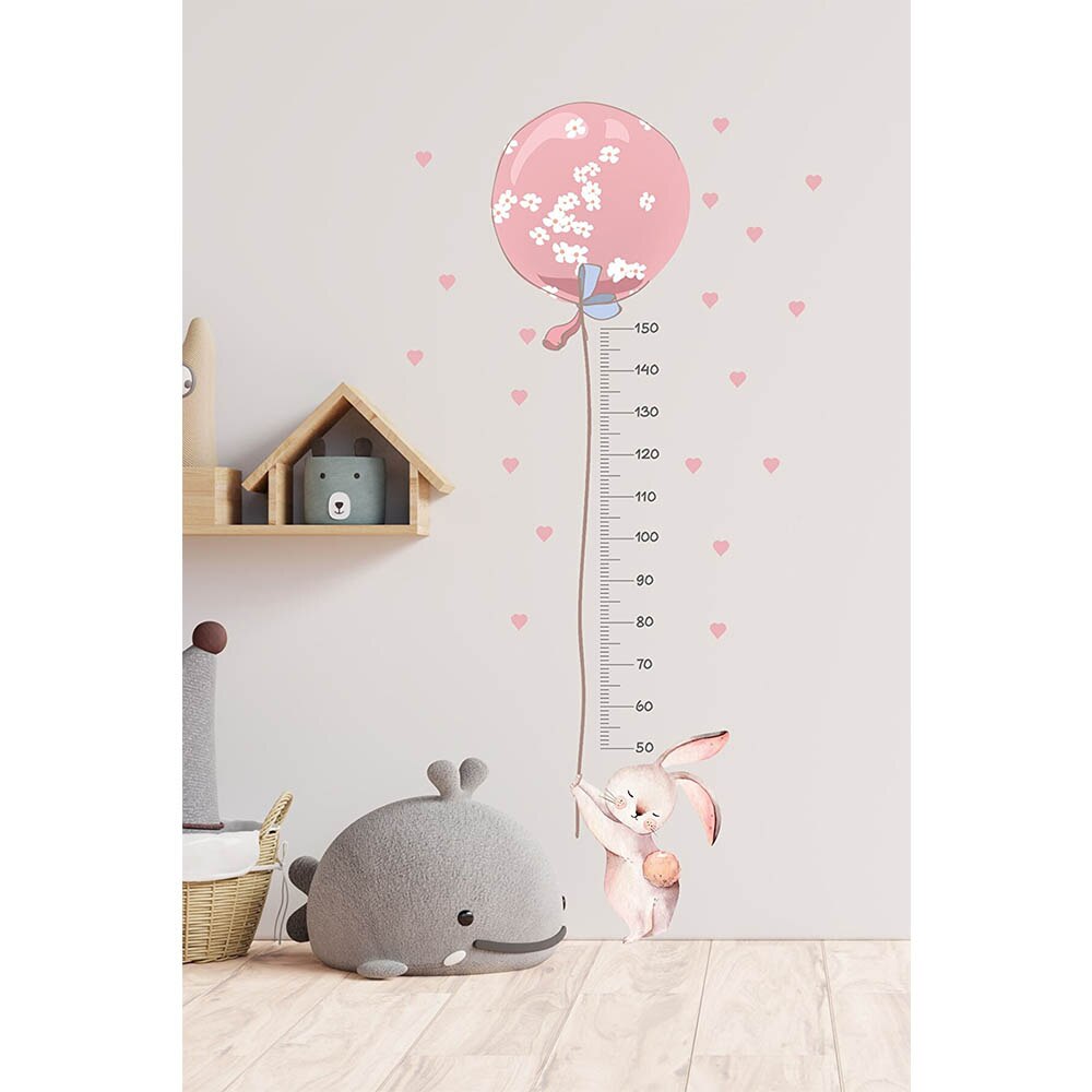 Home Decor Wall Stickers Decorative Height Measuring Wallpaper For Kids Room Stature Baby Child Growth Chart Rabbit Meter Rulers: MODEL 2