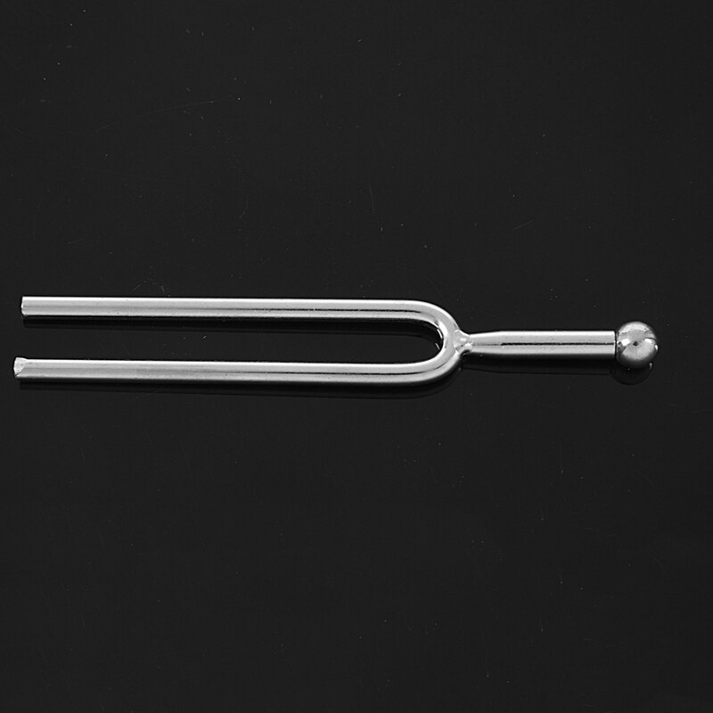 2 Pcs Tuning Fork with Soft Shell Case & C523 Instrument Tuner Silver Tone Metal Tuning Fork, 440 Hz & 523Hz