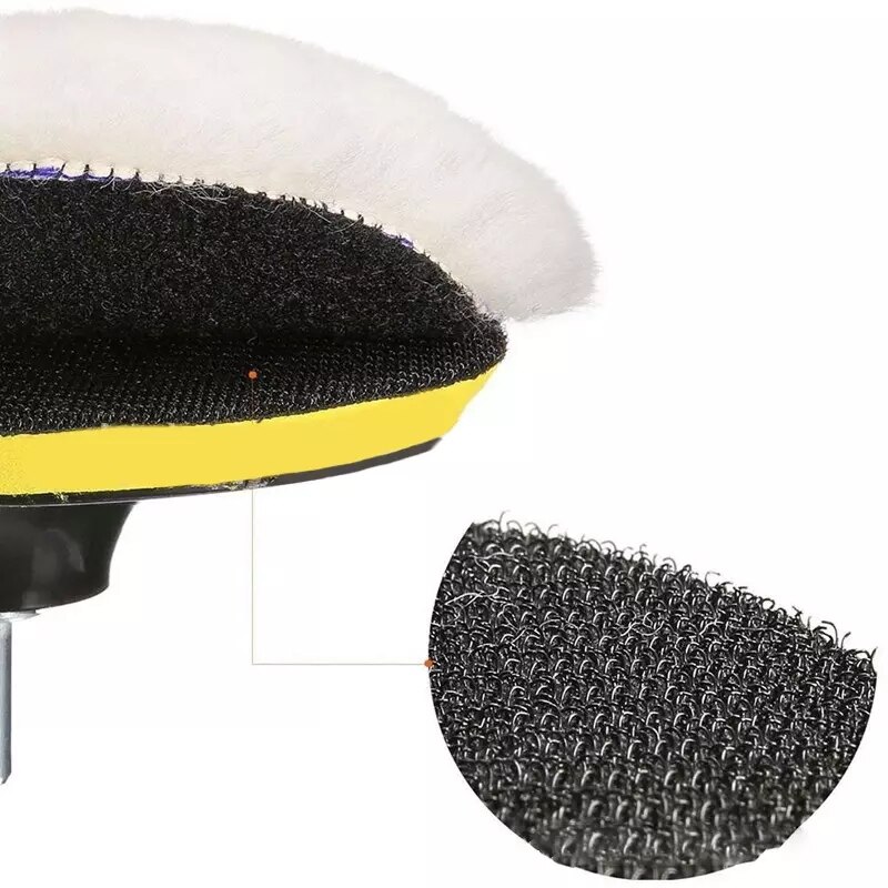 5 Pcs Universele Polijstmachine Buffer Kit 3 Inch 4 Inch Zachte Wol Bonnet Pad Auto Polijstmachine Auto Lichaam Polijsten Schijven accessoires Goederen