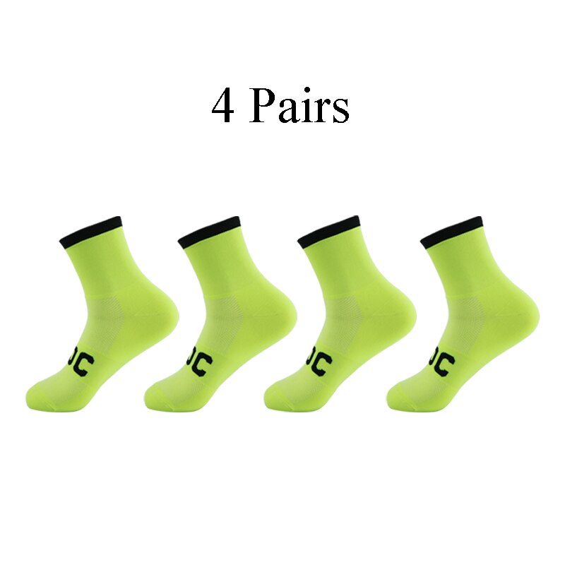 4 Pairs High Elastic Wear Resistant Socks Camping Rock Climbing Socks
